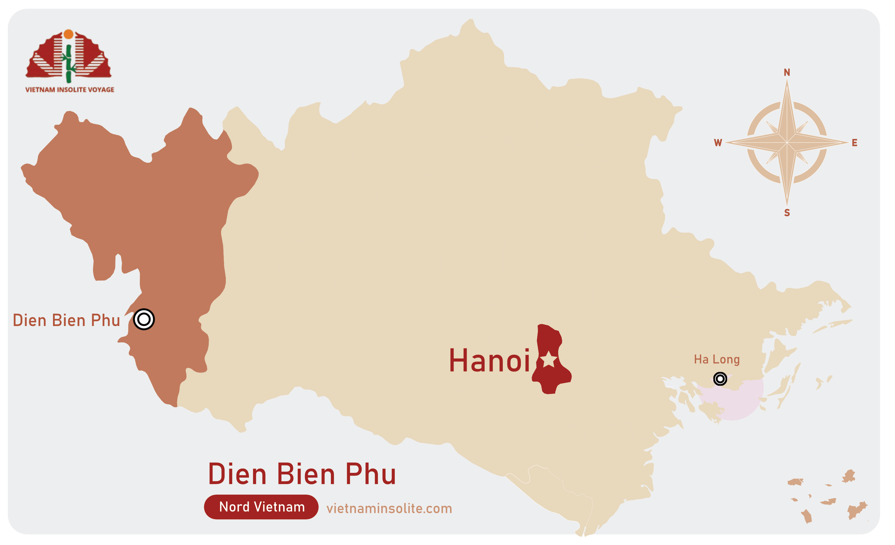 Localisation de Dien Bien Phu